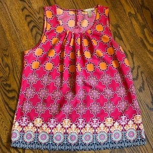 Banana republic sleeveless blouse. Size L. Excellent condition!